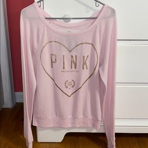 Light pink Victoria’s Secret pink long sleeve